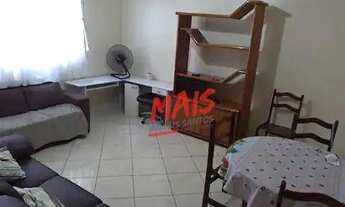 Imagem 2: Apartamento térreo, mobiliado, 2 quartos, 75 m² - Vila Matias - Santos/SP