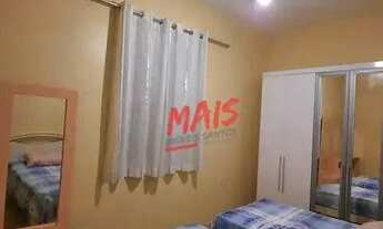 Imagem 3: Apartamento térreo, mobiliado, 2 quartos, 75 m² - Vila Matias - Santos/SP