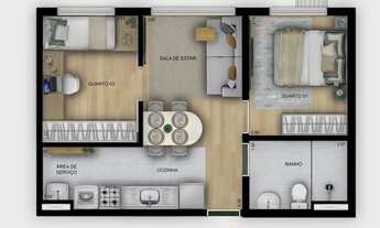 Imagem 7: NA - Apartamentos com 2 quartos Garden em Samambaia