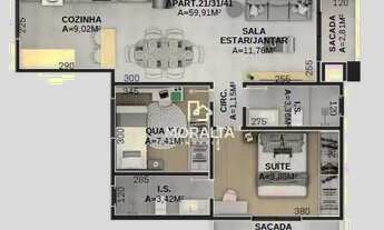 Imagem 5: Apartamento com Suíte - Afonso Pena - São José dos Pinhais/PR