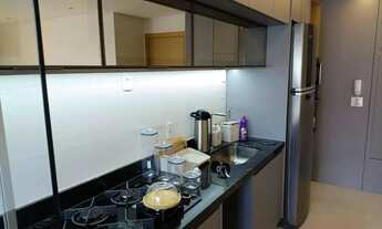 Imagem 3: Apartamento de 101 m², 3 suítes, andar alto, 2 vagas cobertas e mobiliado no DF