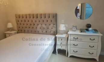 Imagem 2: Apartamento totalmente mobiliado, com 2 quartos, sendo 1 suíte e 2 vagas de garagem