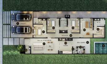 Imagem 2: Quintas das Marinas - 4 dormitórios na Ponta Negra