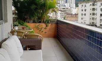 Imagem 2: Apartamento para venda tem 128 metros quadrados com 3 quartos em Laranjeiras - Rio de Jane