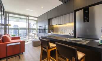 Imagem 1: Apartamento para aluguel possui 40 metros quadrados com 1 quarto em Pinheiros - São Paulo