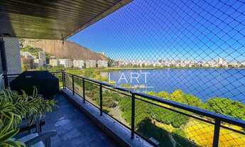 Imagem 6: Apartamento com 4 dormitórios para alugar, 200 m² por R$ 18.003,07/mês - Lagoa - Rio de Ja