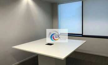 Imagem 2: Laje comercial de 775 m² com carpete e divisórias. 9 banheiros. Ar condicionado. 21 vagas