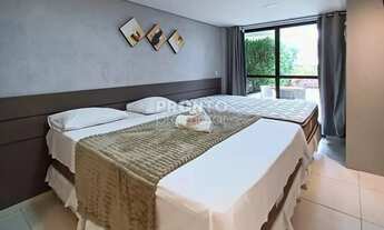 Imagem 4: Apartamento MOBILIADO a venda 01 quarto com varanda gourmet em porto de galinhas