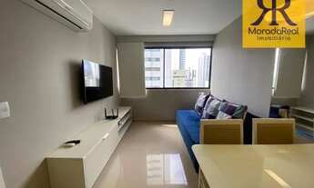 Imagem 2: Apartamento com 1 dormitório para alugar, 40 m² por R$ 3.499/mês - Boa Viagem - Recife/PE