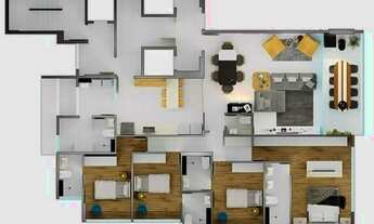 Imagem 4: Condomínio Maria do Amaral - Apto 4/4 e 4 suítes de 190 m², 4 vagas por 1.338.931