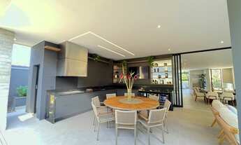 Imagem 5: Excelente casa em Alphaville Residencial um 4 suítes Mobiliada casa nova fino acabamento