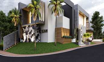 Imagem: Casa moderna em terreno de esquina no Damha