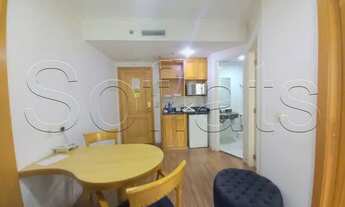 Imagem 2: Flat Mercure Pinheiros para locação, com excelente localização, contendo 28m²