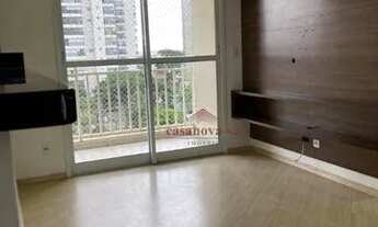 Imagem 4: Apartamento com 2 dormitórios para alugar, 56 m² por R$ 3.085,00/mês - Campestre - Santo A