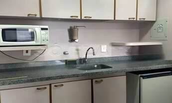 Imagem 2: Flat totalmente equipado no QI com 30m², 1 dormitório e 1 vaga em Moema disponível para lo