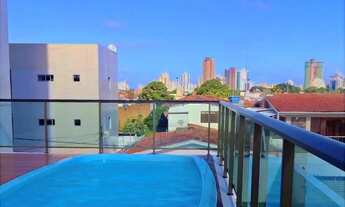 Imagem 2: Apartamento mobiliado para aluguel. 2 quartos, fogão, forno, geladeira e área de lazer com