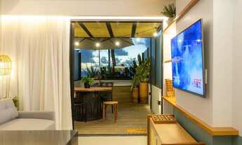 Imagem 6: Altamare - Frente mar - Térreo com jacuzzi - 65m - acomoda 4 pessoas - Altos ganhos com di