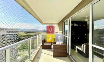 Imagem 7: Lindo Apto 3 Suítes 100% Mobiliado e Decorado, vista livre, com 101m² andar Alto Sala com