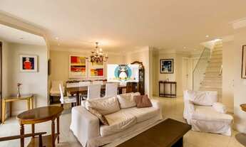 Imagem 4: Lindo Ap. Cobertura Duplex c 265m2, mobiliado, 3 suítes, 6 banh., 3 vagas, piscina, churra