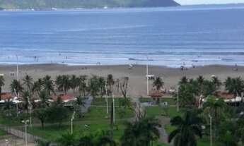 Imagem: Vista mar com sala para dois ambientes em