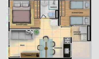 Imagem 5: Apartamento com 2 dormitórios, 30 m² - venda por R$ 308.000,00 ou aluguel por R$ 1.430,00