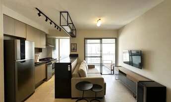 Imagem 2: Apartamento mobiliado para locação com 70m2 com 1 vaga de garagem - Pinheiros - São Paulo