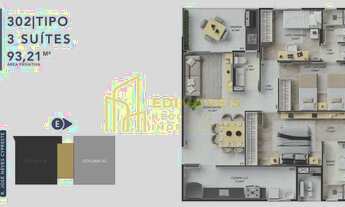 Imagem 3: Apartamento em Jardim da Penha: Sofisticação e Conforto com 3 Suítes