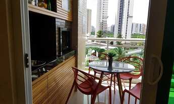 Imagem 2: Apartamento no Green Life 2com 3 dormitórios à venda, 99 m² por R$ 750.000 - Cocó - Fortal