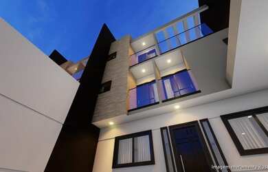 Imagem 3: Sobrado para venda possui 120 metros quadrados com 3 quartos