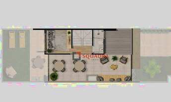 Imagem 6: Sobrado Novo em Condomínio Com 3 Quartos Santa Felicidade