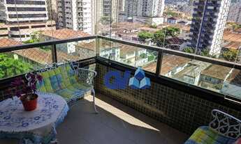 Imagem 6: Apartamento com 3 dormitórios à venda, 141 m² por R$ 1.150.000,00 - Gonzaga - Santos/SP