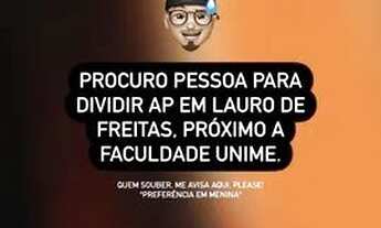 Imagem: Procuro pessoa para dividir AP próximo