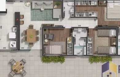 Imagem 2: Área Privativa 3 Quartos