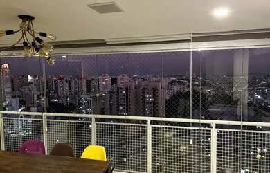 Imagem 2: Lindo apartamento com 109m², 2 suítes, lavabo, 2 vagas, depósito, Andar altíssimo