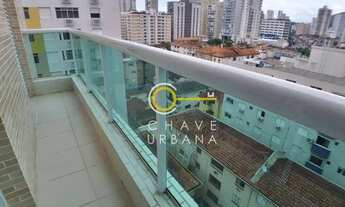 Imagem 2: Apartamento com 1 dormitório para alugar, 52 m² por R$ 3.501/mês - Gonzaga - Santos/SP