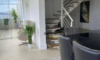 Imagem 5: Cobertura com 3 dormitórios para alugar, 227 m² por R$ 12.775,00/mês - Centro - Santo Andr