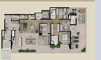 Imagem 2: Apto Garden - 3 suites - hall privativo