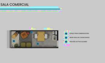 Imagem 7: Studio 1 e 2 dormitório + Sala Comercial na Vila Olímpia