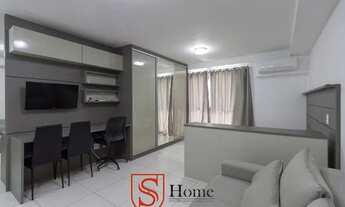 Imagem 2: Studio com sacada para aluguel no Centro de Curitiba