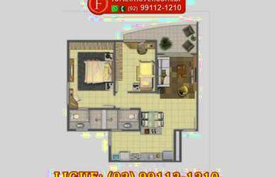 Imagem 2: Green View MOBILIADO de 2 Quarto Dom Pedro