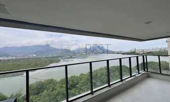 Imagem 5: Barra Be Peninsula lindo 2 suites 1a locacão vista lagoa pedra da gavea andar alto