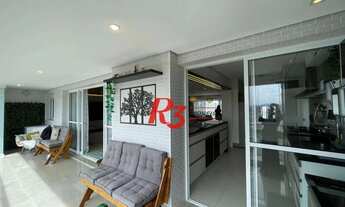 Imagem 5: Apartamento com 4 dormitórios à venda, 131 m² por R$ 1.555.000,00 - Marapé - Santos/SP