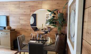 Imagem 1: Locação apto andar alto com 66 m2 e 1 vaga, totalmente mobiliado e decorado