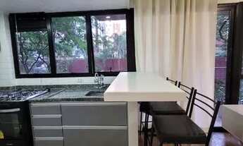 Imagem 6: Apartamrnto, mobiliado, para locação, na Vila Madalena, em rua mais cobiçada do bairro