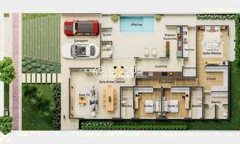 Imagem 4: CASA EM CONDOMÍNIO RESIDENCIAL em UBERLÂNDIA - MG, JARDIM SUL