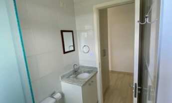 Imagem 7: Imóvel com 48 m² (interno) e 11 m² de garagem coberta, com portaria 24 horas, salão de fes