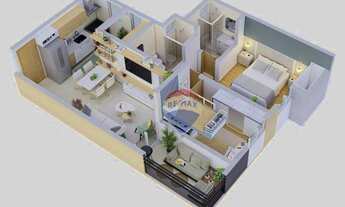 Imagem 2: Apartamento à venda, 52 m² por R$ 234.000,00 - Granbery - Juiz de Fora/MG