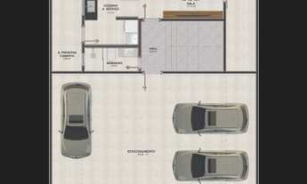 Imagem 7: Apartamento para venda possui 53 metros quadrados com 2 quartos