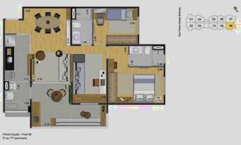 Imagem 5: Apartamento, 3 Dorms, 1 suite, 2 vagas de garagem - São Paulo - SP