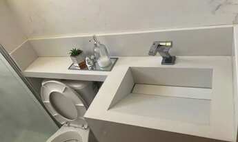 Imagem 7: Apartamento 2 quartos todo mobiliado. Com área de lazer completa e piscina!